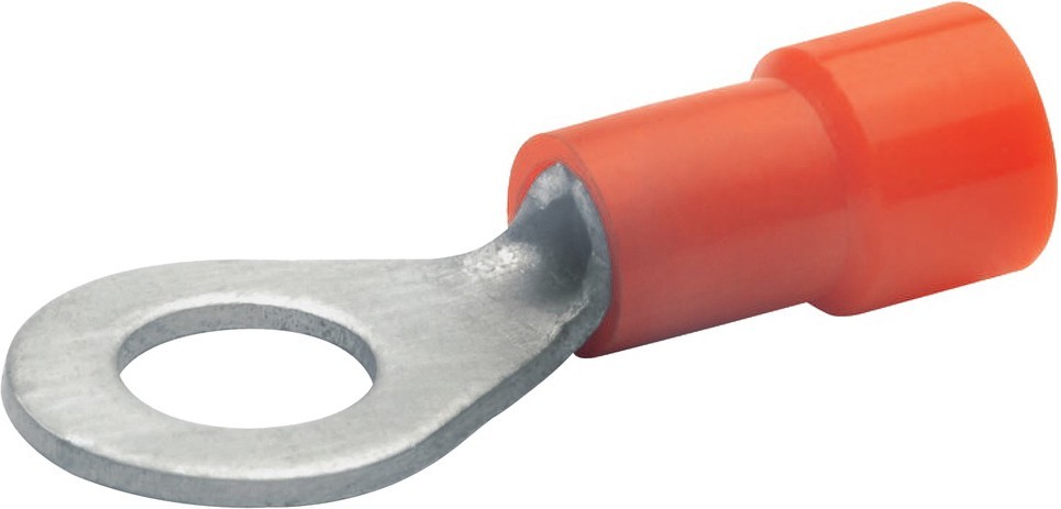 Bild von Klauke Kabelverbinder-Sortiment KLAUKE Ringkabelschuh M6 0,5-1qmm DIN isol rt Nach DIN