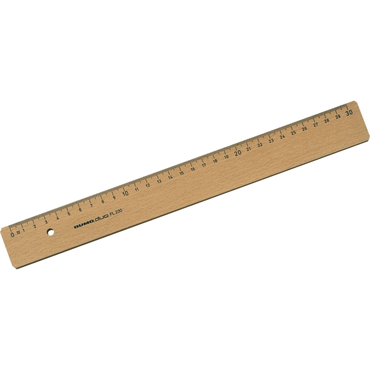Bild von Rumold, Lineal, Holzlineal Buche natur 20cm (200 mm)