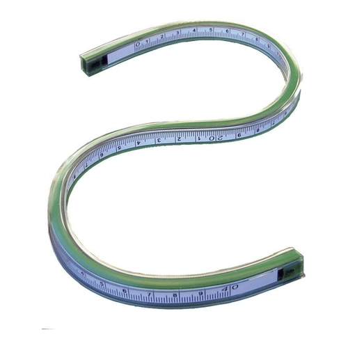 Bild von Flexible Kurvenlineale mit mm-Teilung, 40 cm