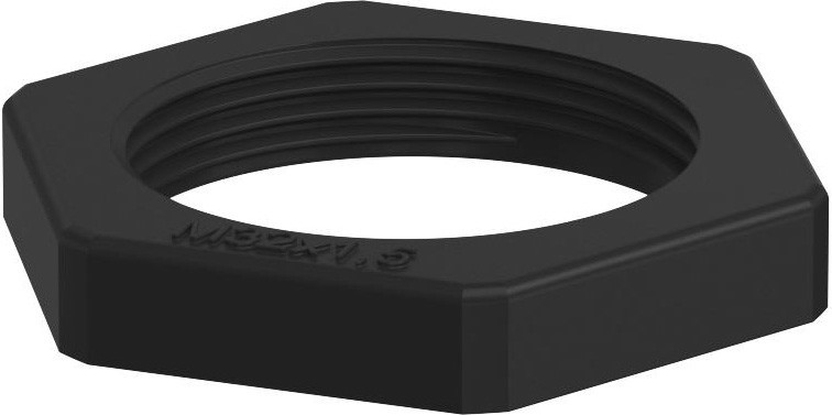 Bild von OBO Bettermann 2049104 116 M32 SW PA Gegenmutter PG32 Kunststoff Schwarz 50St.