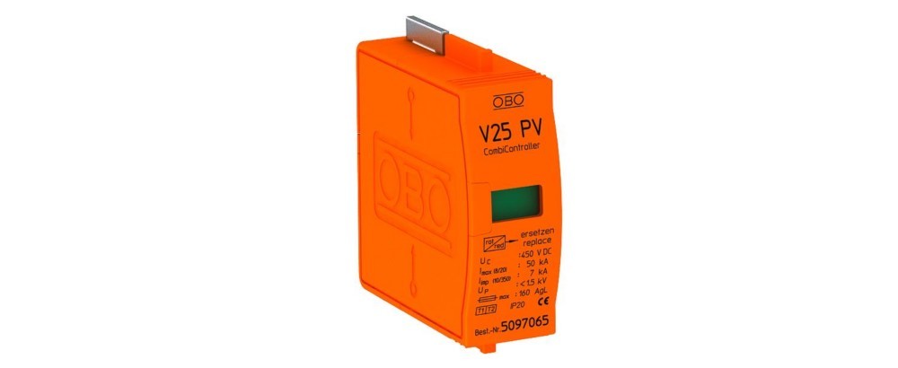 Bild von OBO Bettermann 5097065 V25-B+C 0-450PV Combicontroller 50 kA 1St.