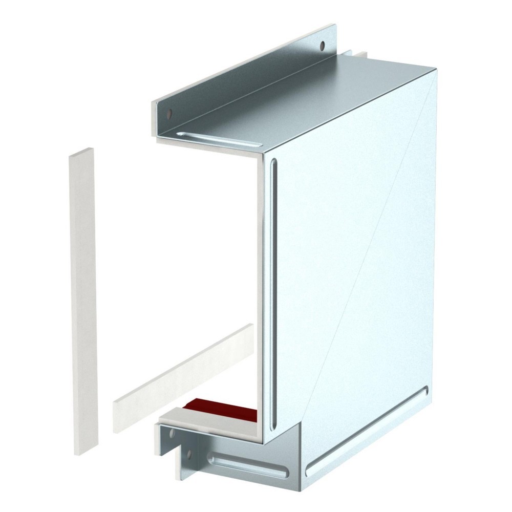 Bild von OBO Bettermann Flachwinkel BSKM-FW 1025 für Wand-/Deckenm. 100x250 (7216430)