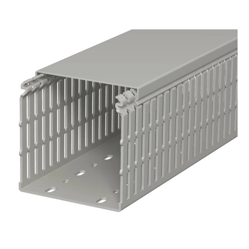Bild von OBO Bettermann Verdrahtungskanal 2000 x 100 x 10 mm - Vielseitige Lösung für Kabelmanagement
