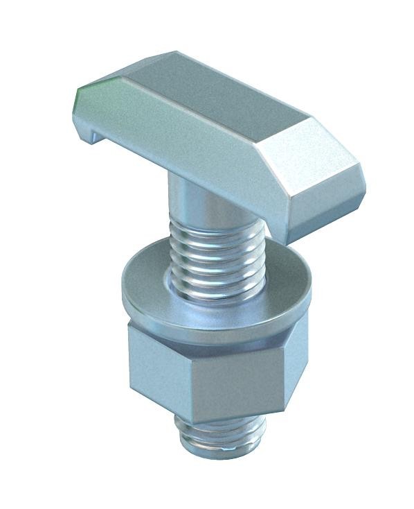 Bild von OBO Bettermann MS40HB M6x30 ZL 1148106 Hakenkopfschraube 6mm 35mm Stahl 50St.