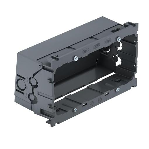 Bild von OBO Bettermann Vertr Geräteeinbaudose 2fach RAL7011 71GD7-2 - 6288608