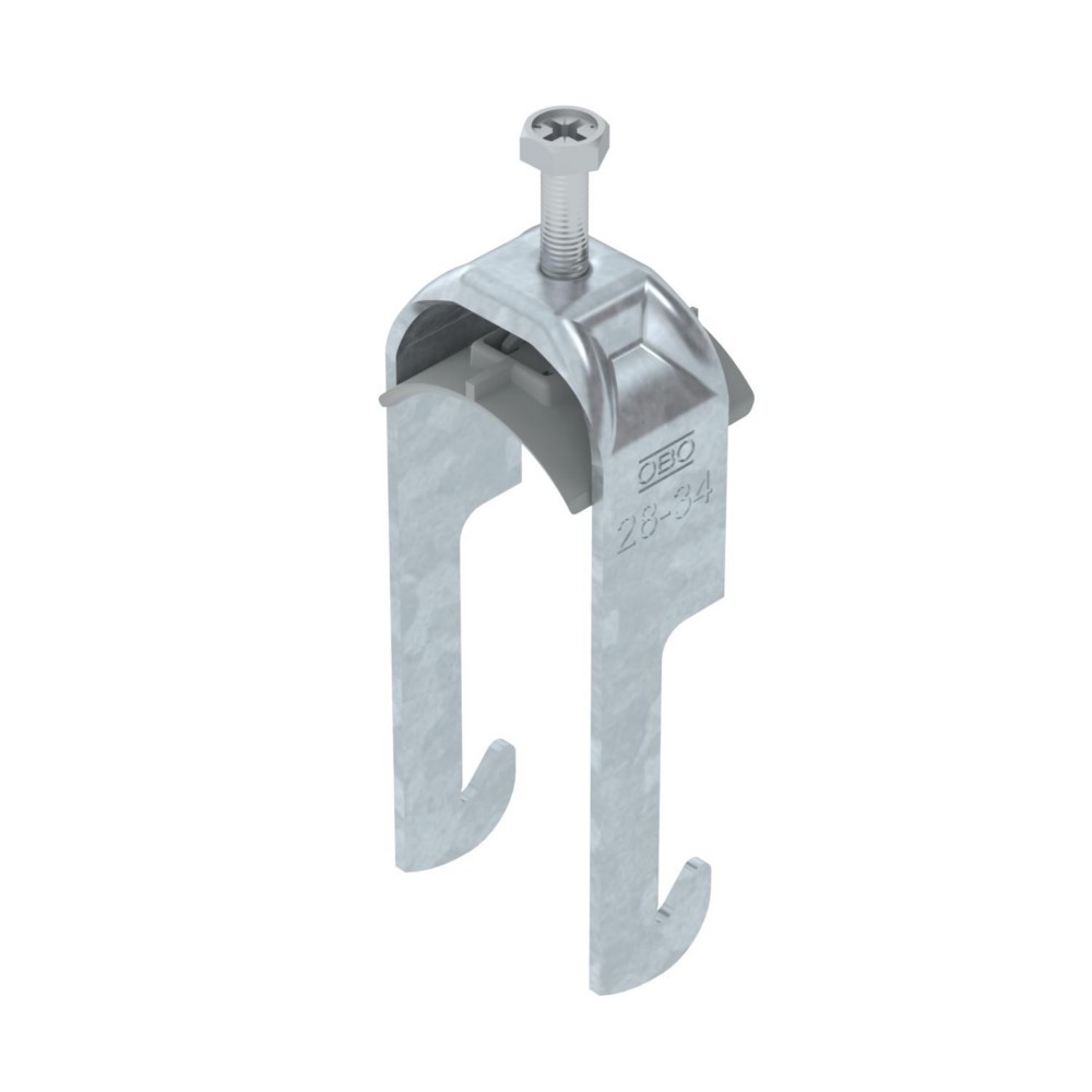 Bild von OBO BS-W1-K-34 FT Bügelschelle 2056 28-34mm tauchfeuerverzinkt 1187726 100 (1187726)
