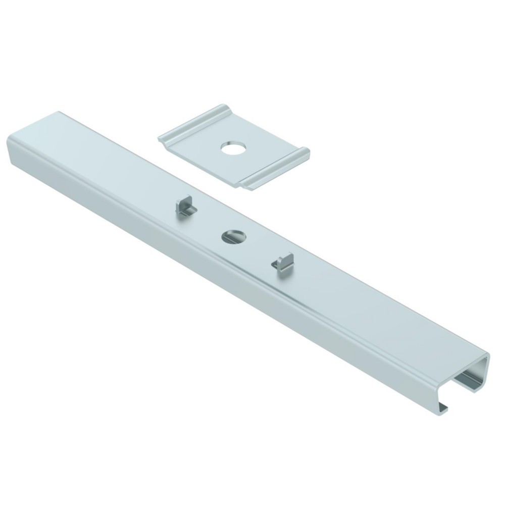 Bild von OBO Bettermann OBO Mittelstütze GMS 270für 300 mm GitterrinneEl-verzinkt, Serverschrank Zubehör, Silber