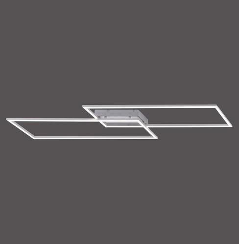 Bild von LED Deckenleuchte Inigo aus Aluminium in Silber 2-flammig 68x1132x242 mm