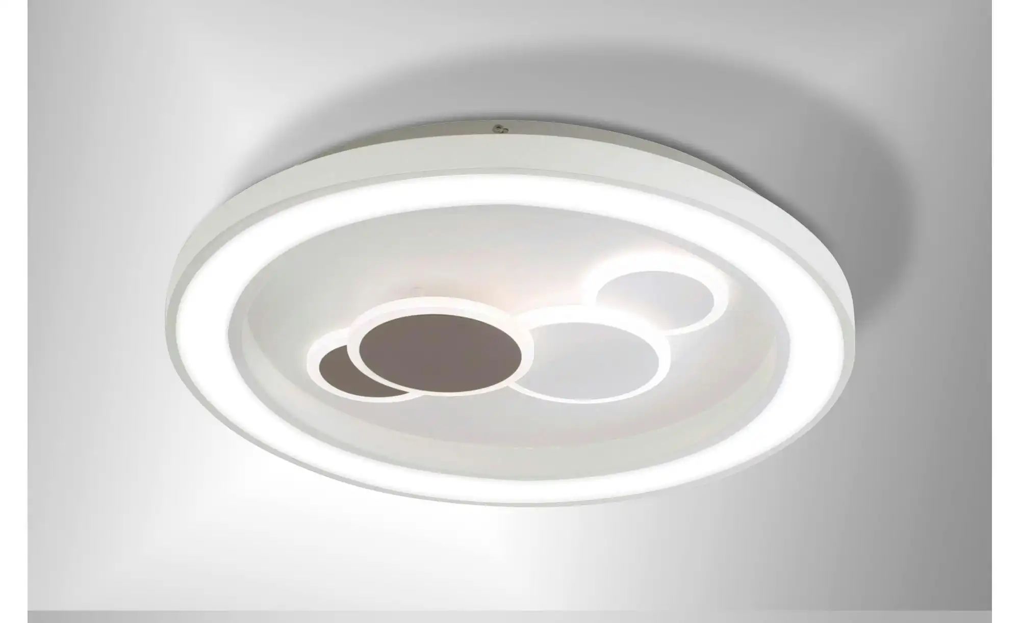 Bild von Paul Neuhaus LED-Deckenleuchte, weiß, rund ¦ weiß ¦ Maße (cm): B: 60 H: 8 T: 60 Lampen & Leuchten > Innenleuchten > Deckenlampen - Möbel Kraft