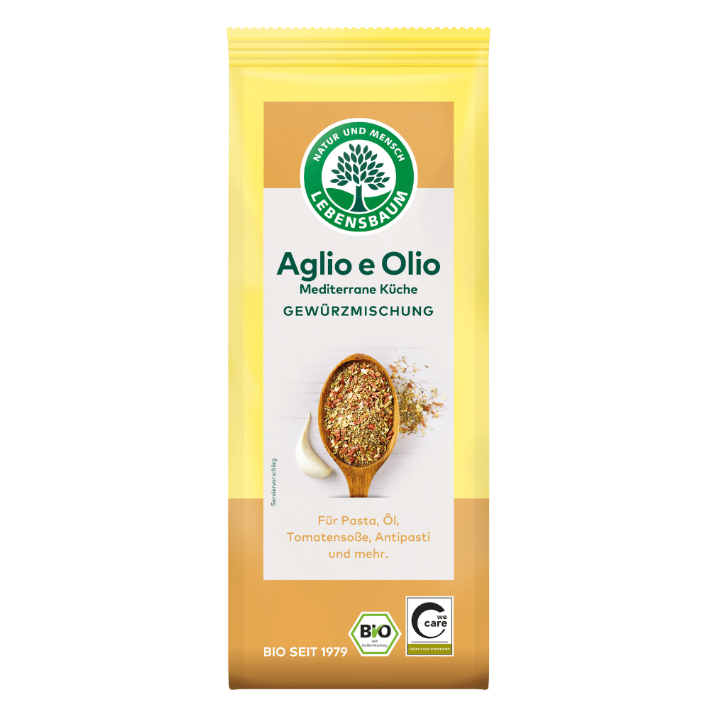 Bild von Lebensbaum Bio Aglio e Olio Mediterrane Küche (6 x 40 gr)