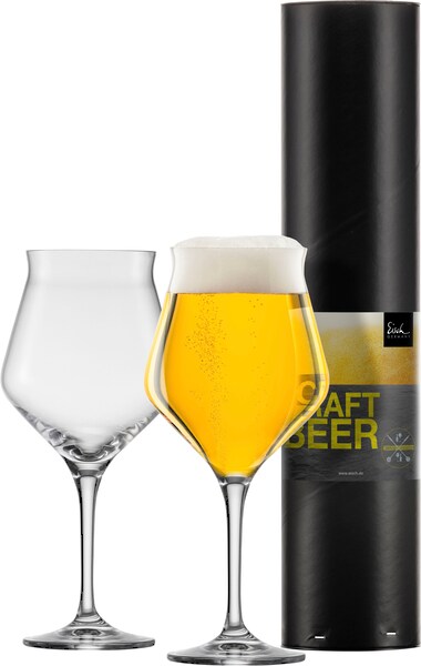 Bild von Eisch Bierglas »CRAFT BEER EXPERTS«, (Set, 2 tlg., 2 Craft Beer Gläser in Geschenkröhre), 2-teilig, 435 ml