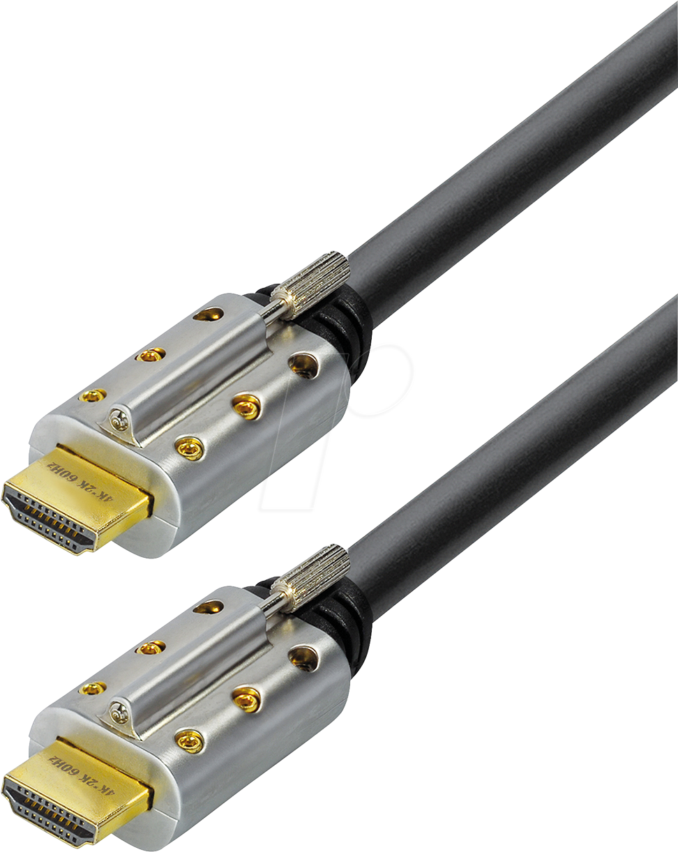 Bild von Maxtrack HDMI-Kabel, HDMI, HDMI auf HDMI (2500 cm), High Speed HDMI Kabel, aktiv, Ethernet, UHD, 4K, 60Hz