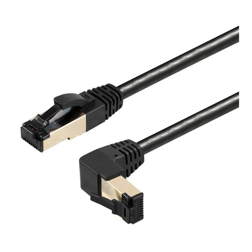 Bild von Maxtrack Computer-Kabel, RJ45 gerade und gewinkelt, 150 cm – Patchkabel Cat 8.1
