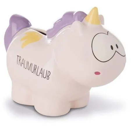 Bild von NICI Spardose Einhorn Cloud Dreamer "Traumurlaub", 7,5 x 12 x 16,5 cm