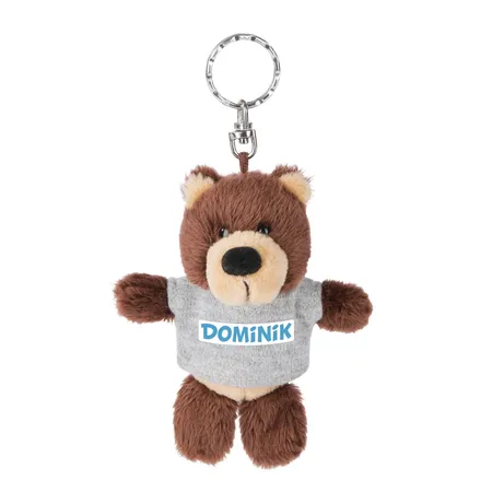 Bild von Nici Kuscheltier Schlüsselanhänger Bär Dominik 10 cm Namensanhänger