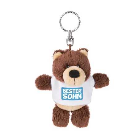 Bild von NICI 44708 Schlüsselanhänger Bär mit T-Shirt Bester Sohn 10cm