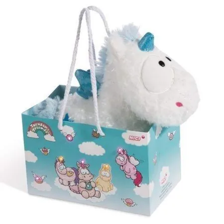 Bild von NICI Theodor & Friends Einhorn Theolino in LED Geschenktasche
