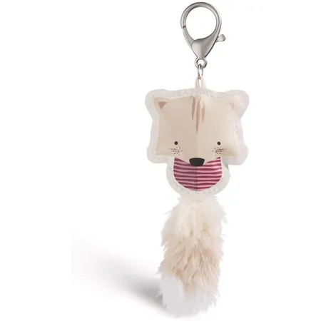 Bild von NICI Katze beige Taschenanhänger aus Kunstleder, 12 cm
