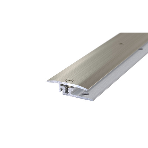 Bild von CARL PRINZ Übergangsprofil »LPS Design«, BxH: 27 x 7 mm, versenkt gelocht - silberfarben