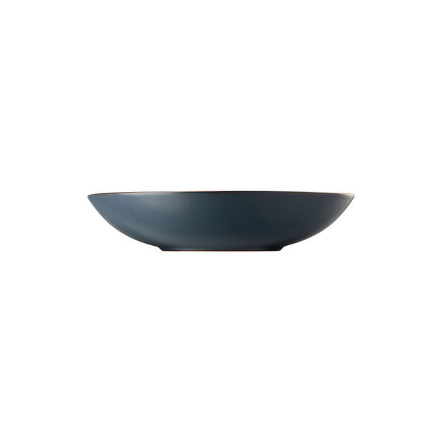 Bild von Thomas Nature Ocean Suppenteller 22,7 cm - Steinzeug Teller, Salatteller, Servierteller rund, Tiefe Teller, Geschirr für Spülmaschine und Mikrowelle, Höhe 5,2 cm, dunkelblau