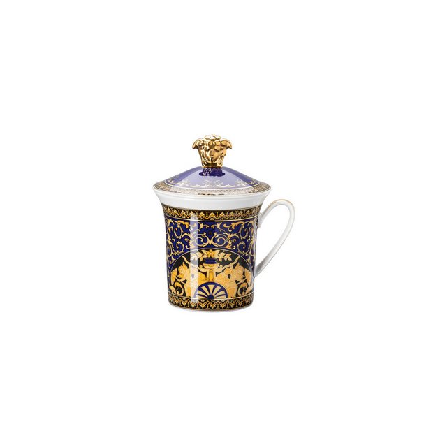 Bild von Rosenthal meets Versace Becher Versace Medusa blue Becher mit Deckel / 30 Years, Porzellan