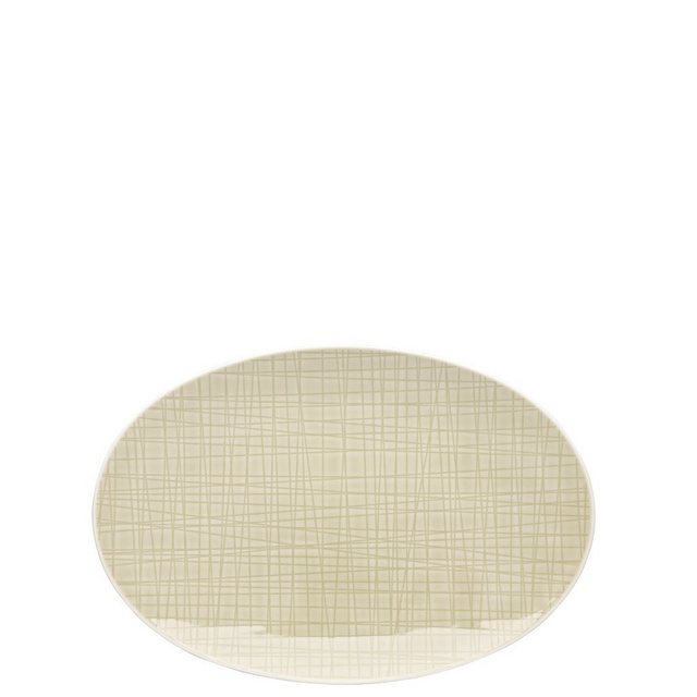 Bild von Rosenthal Servierplatte Mesh Cream Platte 25 cm, Porzellan