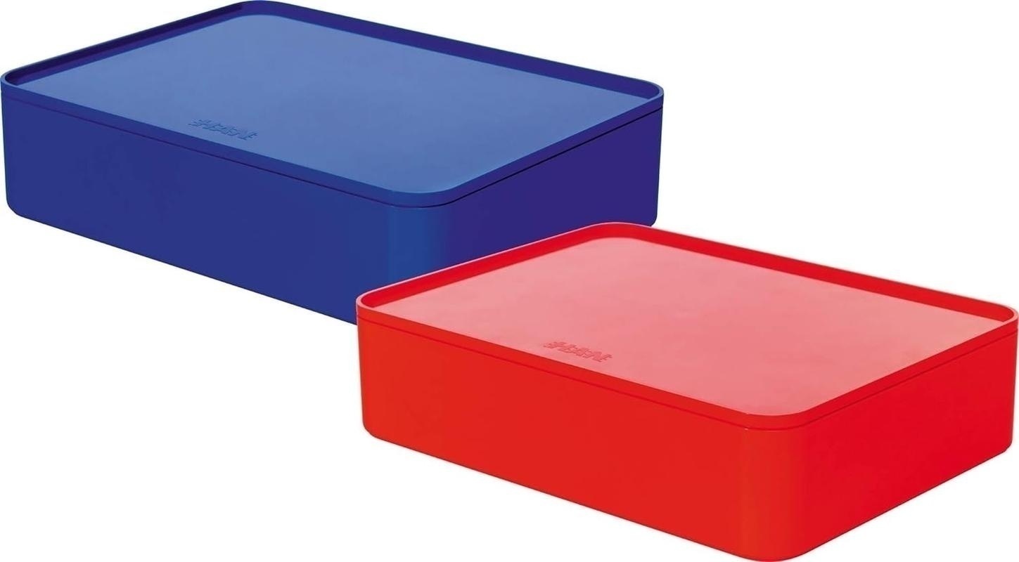 Bild von SMART-BOX PLUS ALLISON Schubladenbox mit Utensilienbox - stapelbar, 2 Laden, snow white/snow white