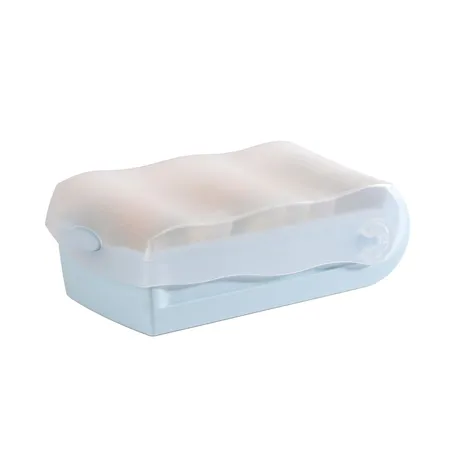 Bild von HAN Lernkarteibox CROCO, einfach Vokabeln lernen mit 5-Fächer-Lernsystem, DIN A8 Karteikasten für 500 Karten, 998-884, transluzent/pastellblau