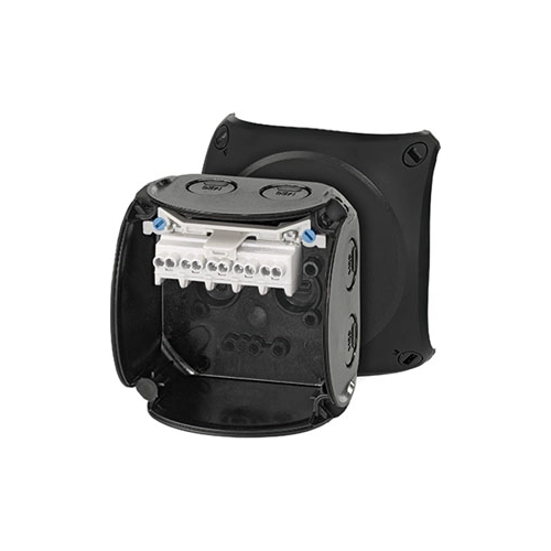 Bild von Hensel Kabelabzweigkasten 1,5-2,5 5pol. sw KF 0202 B - 62000044