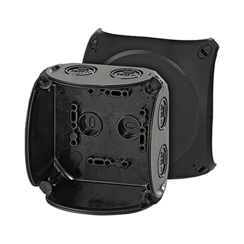 Bild von Hensel Kabelabzweigkasten bis 4 o.Klemme sw KF 0400 B - 62000046