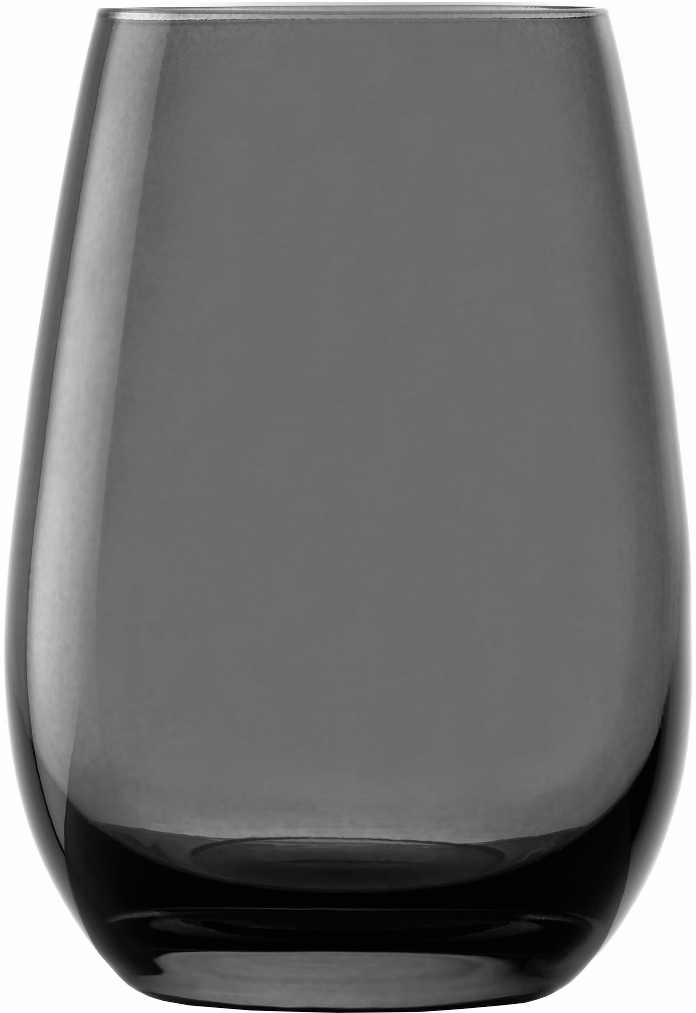 Bild von Stölzle Lausitz Gläser ELEMENTS 465ml Rauchgrau I Trinkgläser 6er Set I Gläser-Set spülmaschinenfest I hohe Stoßfestigkeit I Universalgläser als Wassergläser Saftgläser Whisky Gläser