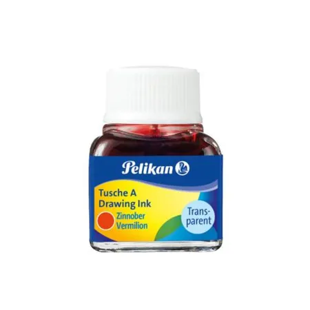 Bild von Pelikan Kugelschreiber Tusche A 523 - 10 ml Glas, zinnober