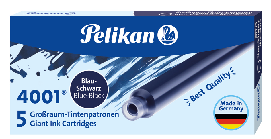 Bild von Pelikan 5 Pelikan Großraum Tintenpatronen 4001® / Füllerpatronen / Farbe: dunk Tintenpatrone