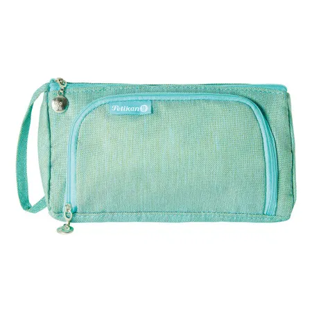 Bild von Pelikan Schlamper-Etui Homeoffice, mint aus Canvas-Material, mit praktischem Tragegriff an der - 1 Stück (517072)