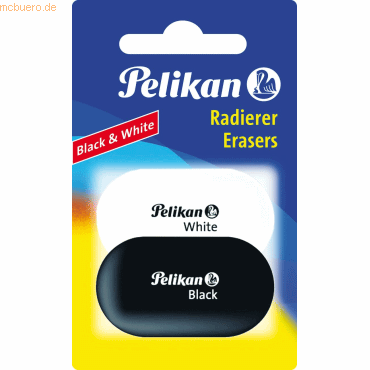 Bild von Pelikan Radierer Black and White, 53 x 30 x 12, Schachtel mit 20 Stück