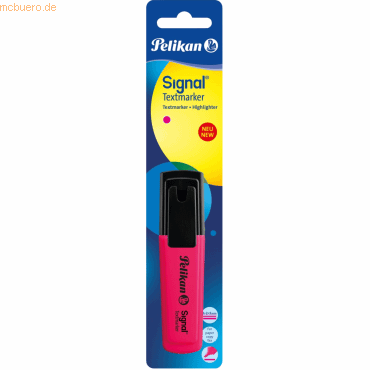 Bild von Pelikan, Marker, Signal Textmarker Leuchtpink, auf Blister (Leuchtpink, 5 mm, 1 x)
