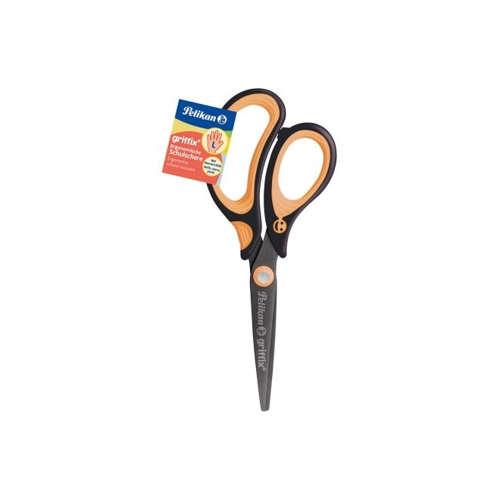 Bild von Pelikan Ergonomische Schulschere "griffix" neon black, für Linkshänder, spitz, 15 cm