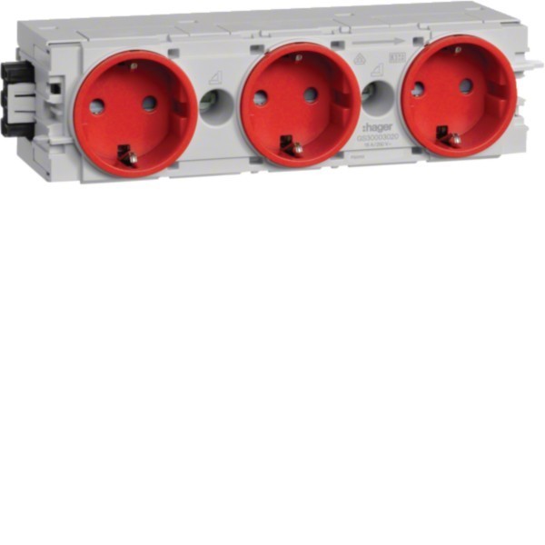 Bild von Hager Brüstungskanal Einsteckmodul (B x H x T) 180 x 50 x 61 mm GS30003020 1 St. Verkehrsrot (GS30003020)