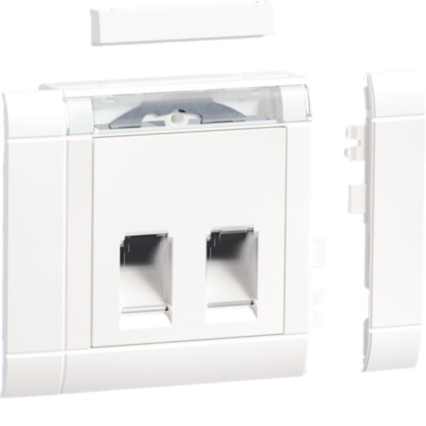 Bild von GSETDM1029016 Elektro-Sockelleisten-Zubehör GSETDM1029016 Geräteeinsatz RJ45 Verkehrsweiß 1St.