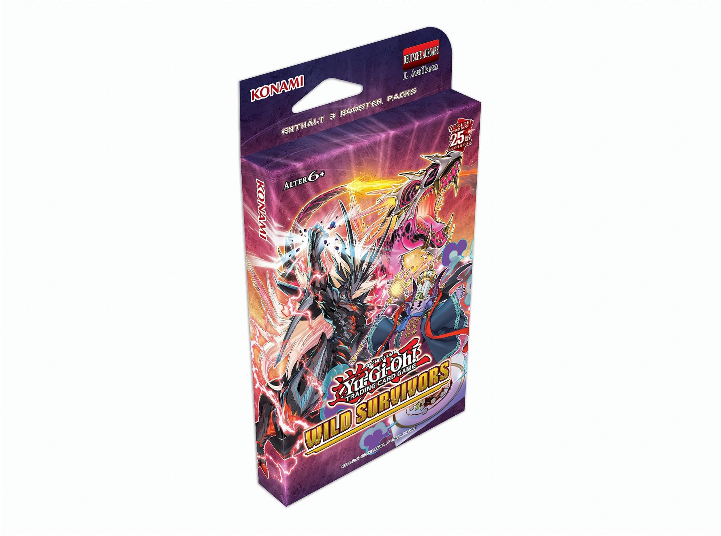 Bild von Konami Sammelkarte Yu-Gi-Oh ! Wild Survivors Tuck Box DE, Themendecks