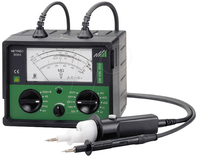 Bild von GOSSEN METRAWATT M 540 C Isolationsmessgerät METRISO 50/120/250/500/1000 V CAT II 1000 V (M 540 C)