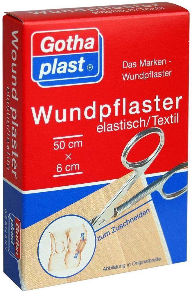 Bild von Gothaplast Wundpflaster Elastisch 50 cm X 6 cm 1 Stück - Zur Wundversorgung.