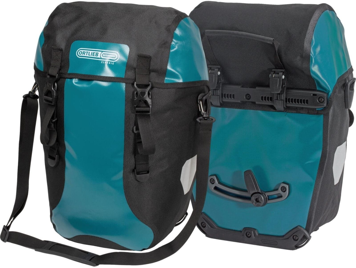 Bild von ortlieb bike packer classic 40l paar fahrradtaschen petrol blue black