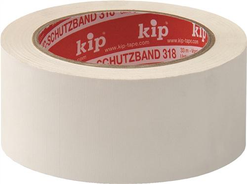 Bild von kip 318 PVC-Schutzband/resistent gegen Wasser, Säuren, Laugen, Alkohol, uvm. / UV-beständig/quergerillt, leicht einreißbar/weiche & widerstandsfähige PVC-Folie/gute Formstabilität