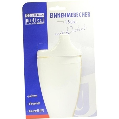 Bild von Einnehmebecher Mit 2 Griffeln und 2 Deckeln 4 und 12mm Weiß - Einnehmebecher