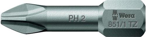 Bild von 10 Stk. Wera Bit 851/1 TZ 1/4 Zoll PH 1 L.25mm Torsionszone,zähh. Wera Werk