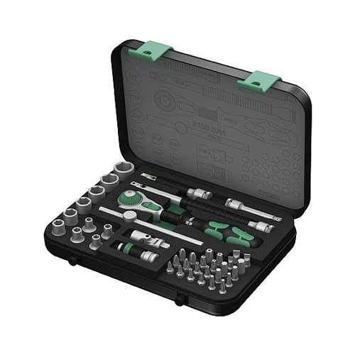 Bild von Wera Knarrensatz 8100 SA 4 Zyklop Speed-1/4 5003535001 Silber