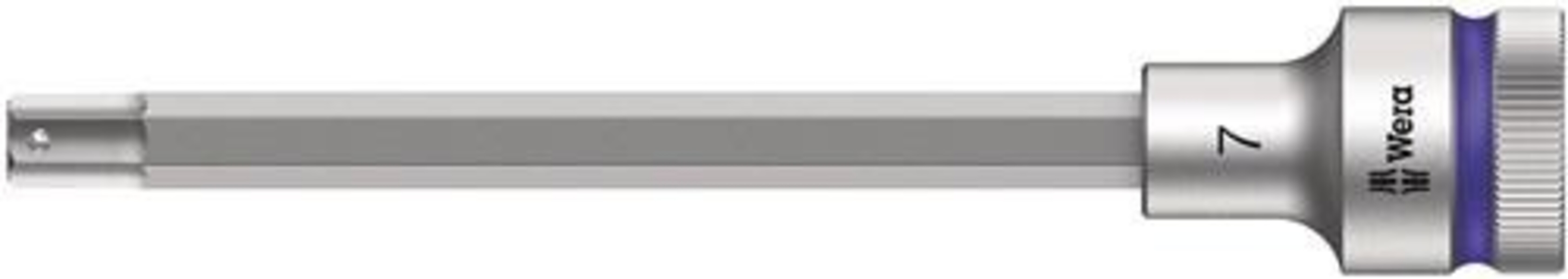 Bild von Wera 8740 C HF Zyklop Bit-Nuss 1/2 Zoll Antrieb mit Haltefunktion, 7.0 x 140 mm, 05003843001