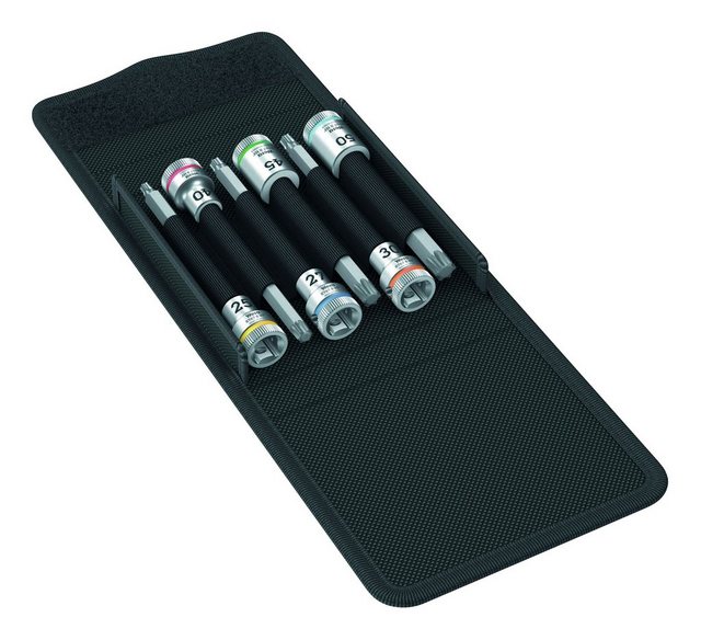 Bild von Wera 05003185001 8767 B TORX HF 1 Zyklop Bitnuss-Satz Torx, mit 3/8 Zoll-Antrieb, mit Haltefunktion, 6-teilig, 3/8 Zoll, 6-Teilig