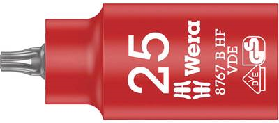 Bild von Wera® - 8767 B VDE HF TORX Zyklop Bitnuss, isoliert, mit 3/8"-Antrieb, mit Haltefunktion, TX 25 x 55 mm